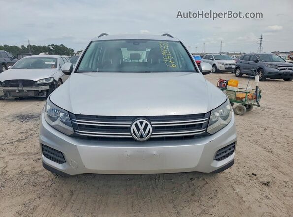 WVGAV7AX2HW507657 2017 VOLKSWAGEN TIGUAN Серебряный Вид сзади