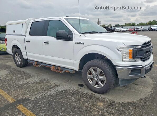 1FTEW1EP7JKE59015 2018 FORD F150 White Դիմացի տեսք