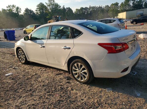 3N1AB7AP9KY456951 2019 NISSAN SENTRA White Trasero derecho