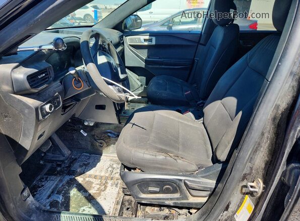 1FM5K8AW2LGC62949 2020 FORD EXPLORER Черный Вид панели приборов