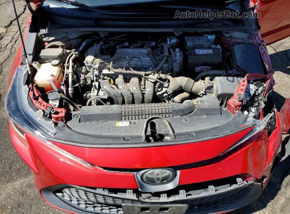 JTDEPRAE9LJ040107 2020 TOYOTA COROLLA Red Engine compartment view