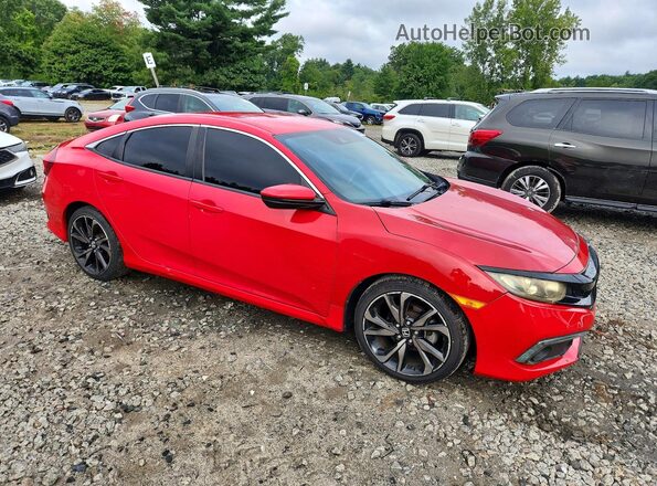 2HGFC2F85MH533782 2021 HONDA CIVIC Red Front view