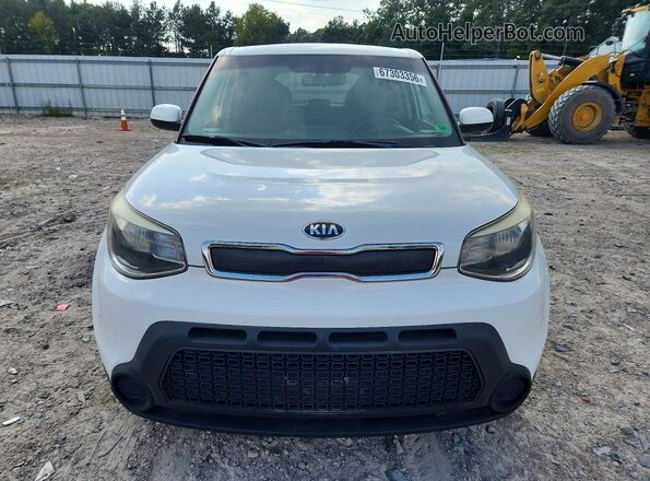 KNDJN2A25G7288326 2016 KIA SOUL Белый Вид сзади