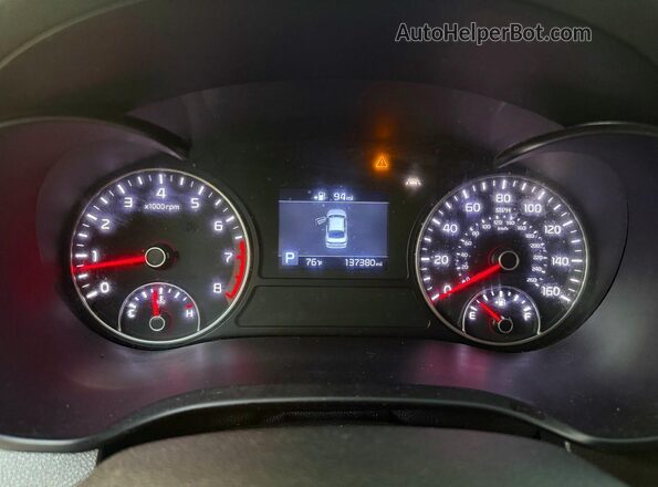 5XXGT4L31KG343064 2019 KIA OPTIMA Silver Vista del cuadro de instrumentos