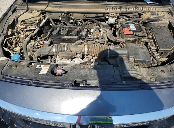 1HGCV1F10KA068348 2019 HONDA ACCORD Gray Widok komory silnika