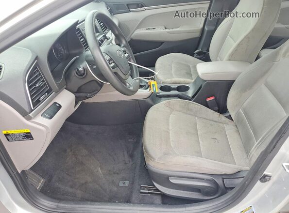 5NPD74LF7HH183609 2017 HYUNDAI ELANTRA Silver Dashboard view