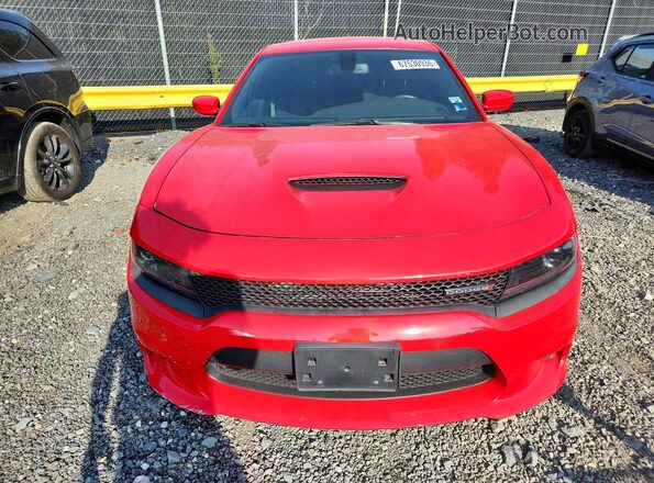 2C3CDXHG5NH161107 2022 DODGE CHARGER Red Rear view