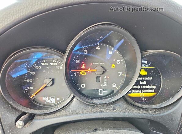 WP1AA2A5XJLB03982 2018 PORSCHE MACAN Gray Вид задніх сидінь