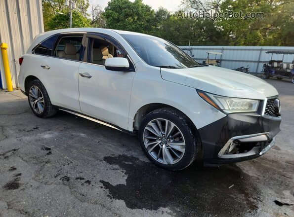 5J8YD4H31HL002834 2017 ACURA MDX White Դիմացի տեսք