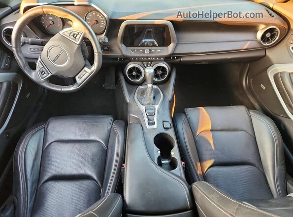 1G1FH3D73H0103509 2017 CHEVROLET CAMARO Black Вид щитка приладів