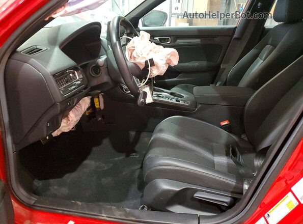 2HGFE2F54SH579424 2025 HONDA CIVIC Red Widok deski rozdzielczej