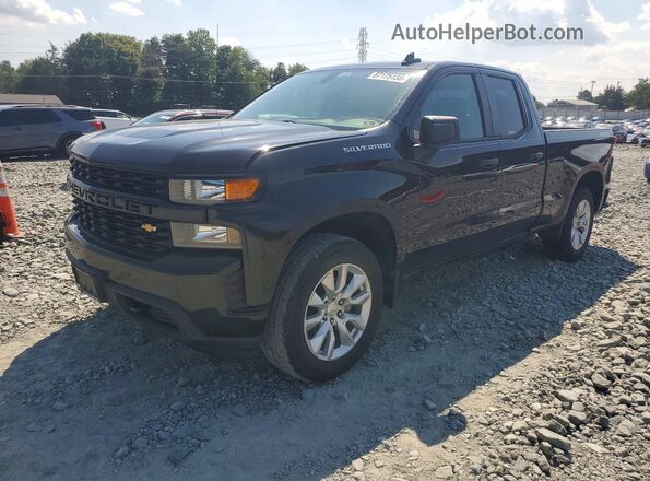 1GCRYBEK0MZ224134 2021 CHEVROLET SILVERADO Black Trasero izquierdo