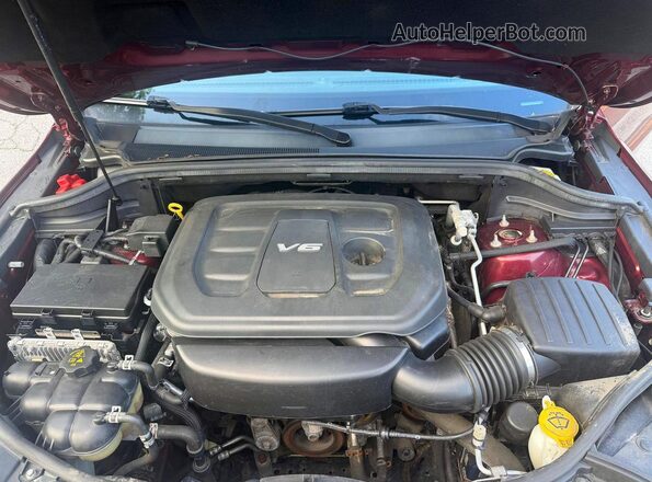 1C4RJFAG5JC203176 2018 JEEP GRAND Burgundy Front interior view