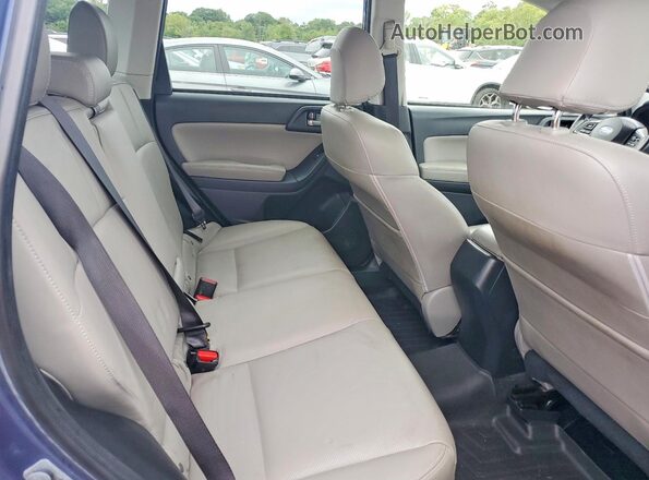 JF2SJARC7GH547496 2016 SUBARU FORESTER Blue Rear interior view