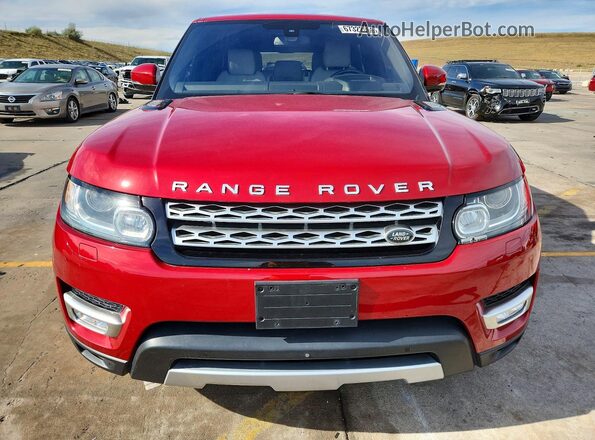 SALWR2PF6GA592328 2016 LAND ROVER RANGE Maroon Vista trasera