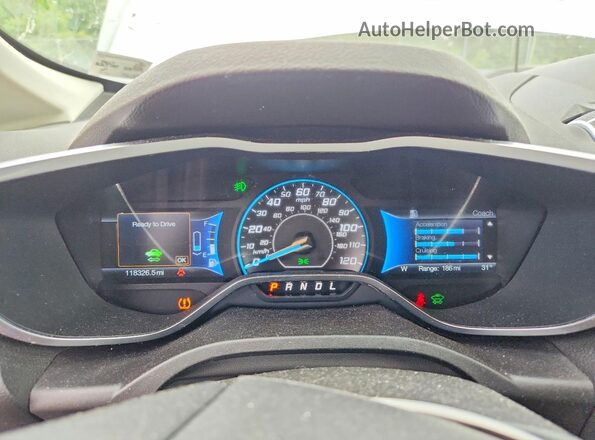 1FADP5CU7GL114861 2016 FORD C-MAX Серебряный Вид задних сидений