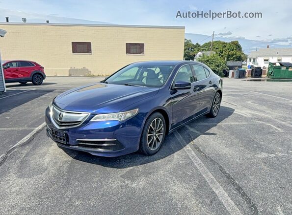 19UUB3F54HA003166 2017 ACURA TLX Blue Задня права чверть