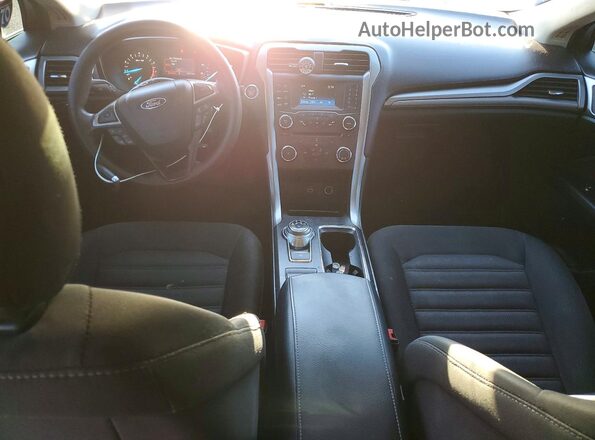 3FA6P0H71HR407799 2017 FORD FUSION Blue ხელსაწყოთა პანელის ხედი
