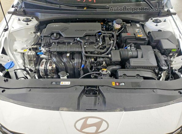 KMHLM4DG3TU258814 2026 HYUNDAI ELANTRA White ძრავის განყოფილების ხედი