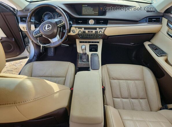 58ABK1GG0HU043659 2017 LEXUS ES Silver Vista del salpicadero