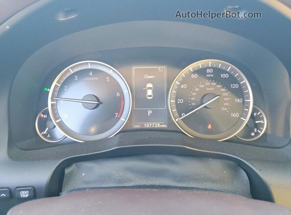 58ABK1GG9GU009248 2016 LEXUS ES Blue Սարքավորումների վահանակի տեսք