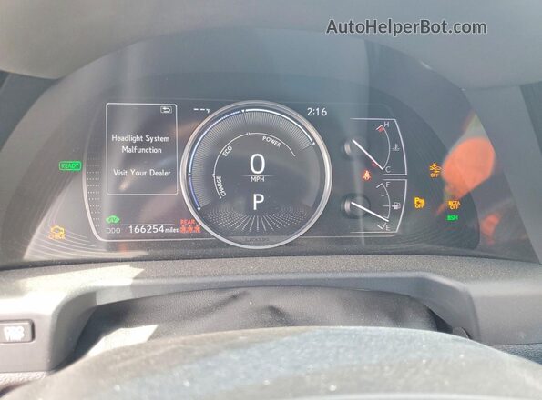 58ADA1C12RU040888 2024 LEXUS ES Black Սարքավորումների վահանակի տեսք