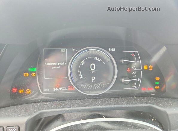 58ADA1C13RU040706 2024 LEXUS ES White Widok zestawu wskaźników