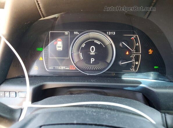 58ADA1C17MU005286 2021 LEXUS ES Черный Вид щитка приборов