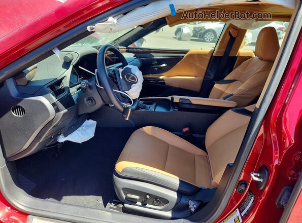 58ADA1C1XSU067567 2025 LEXUS ES Red Widok wnętrza z przodu