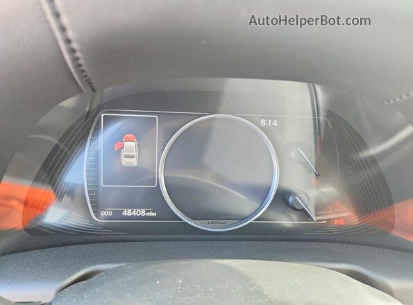 58ADZ1B10MU082981 2021 LEXUS ES Silver Instrument cluster view