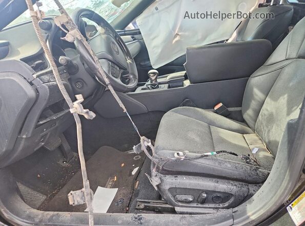 58ADZ1B14MU085818 2021 LEXUS ES Black წინა სალონის ხედი