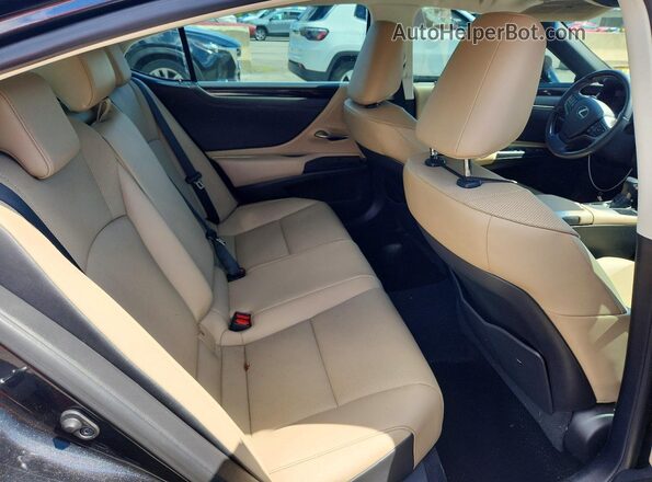 58ADZ1B18MU109991 2021 LEXUS ES Black Widok tylnych siedzeń