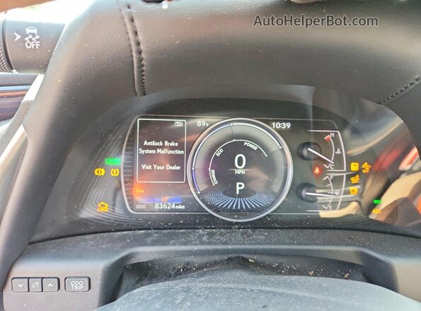 58AEA1C1XMU006159 2021 LEXUS ES Green ხელსაწყოთა პანელის ხედი