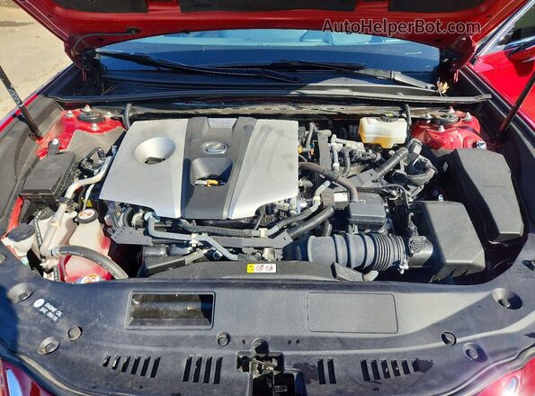 58AF21B19LU012357 2020 LEXUS ES Red Вид задньої частини салону