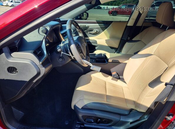 58AF21B19LU012357 2020 LEXUS ES Red Вид салону спереду