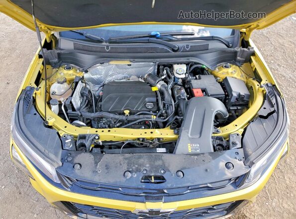 KL77LKE26RC004476 2024 CHEVROLET TRAX Желтый Вид наклейки с VIN-кодом