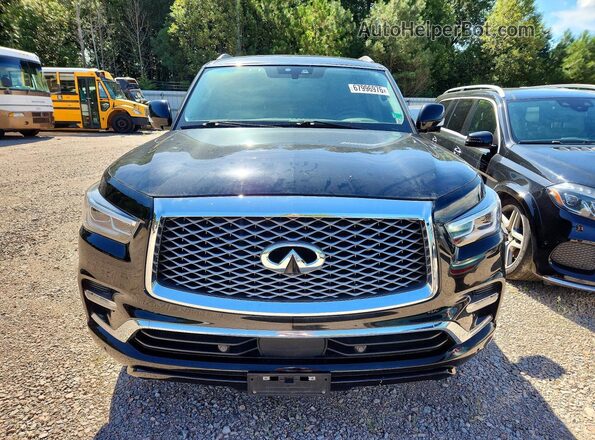 JN8AZ2AF5M9719470 2021 INFINITI QX80 Black Widok z tyłu