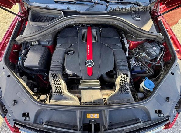 4JGDA6EB2HA985673 2017 MERCEDES-BENZ GLE Burgundy Front interior view