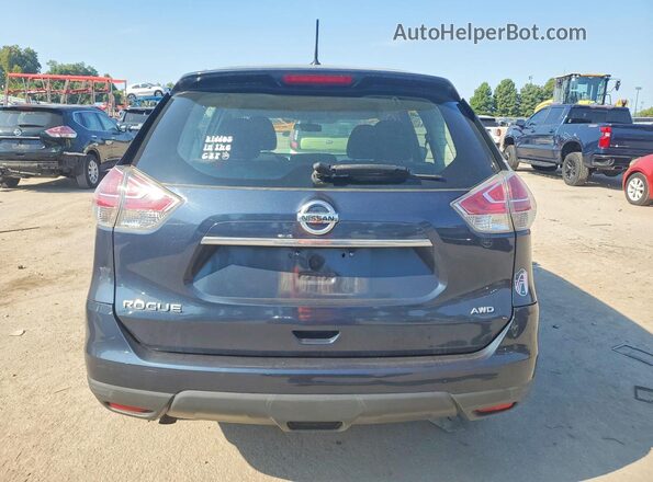 5N1AT2MV7GC763909 2016 NISSAN ROGUE Blue წინა სალონის ხედი