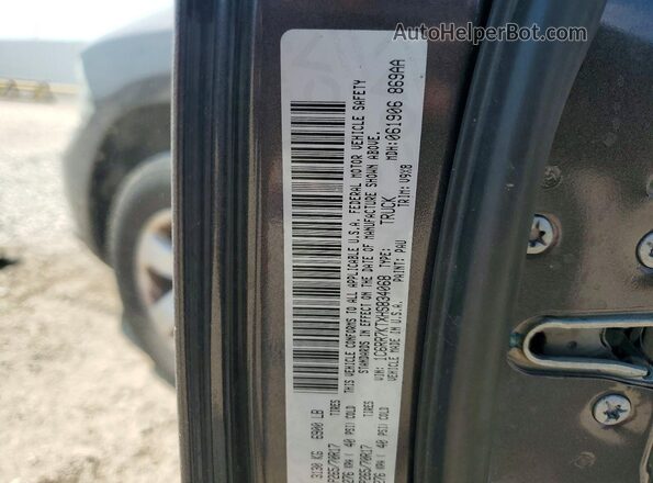 1C6RR7KTXHS834068 2017 RAM 1500 Gray Widok naklejki z numerem VIN
