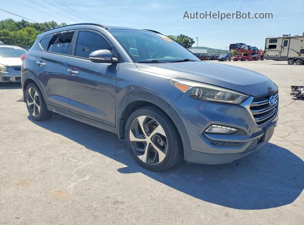 KM8J33A26GU209433 2016 HYUNDAI TUCSON Gray Դիմացի տեսք