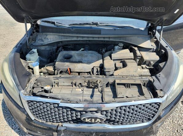 5XYPG4A3XHG268263 2017 KIA SORENTO Черный Вид наклейки с VIN-кодом