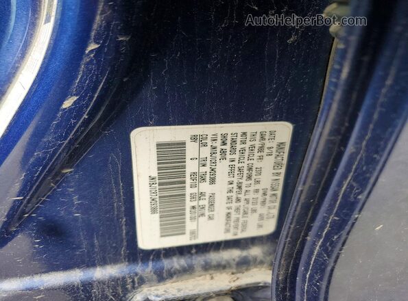 JN1BJ1CR7JW293886 2018 NISSAN ROGUE Blue Панорамний вид салону 360°