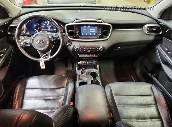 5XYPHDA51HG231388 2017 KIA SORENTO Gray Instrument cluster view