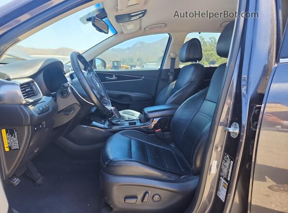 5XYPH4A5XGG044326 2016 KIA SORENTO Gray Widok deski rozdzielczej
