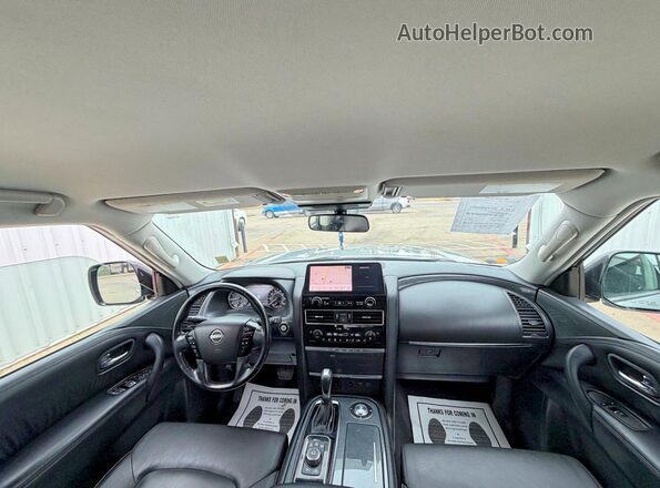 JN8AY2AC8M9146394 2021 NISSAN ARMADA Silver Vista de los asientos traseros