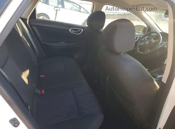 3N1AB7AP9KY456951 2019 NISSAN SENTRA White Vista interior trasera