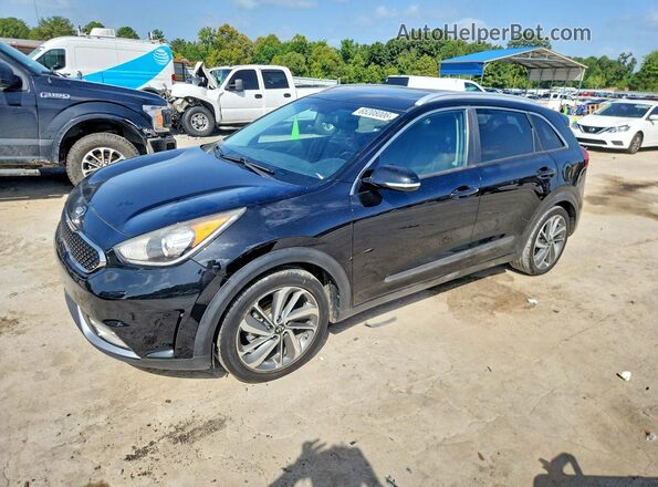 KNDCE3LC7H5046946 2017 KIA NIRO Черный Задняя левая четверть