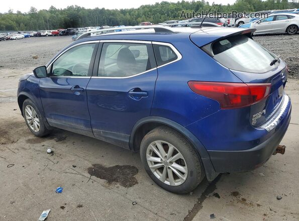JN1BJ1CR7JW293886 2018 NISSAN ROGUE Blue Задня права чверть