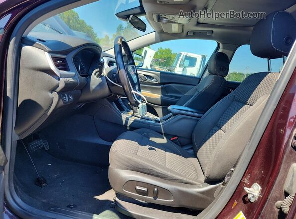 1GKKNLLS2HZ233883 2017 GMC ACADIA Maroon Dashboard view
